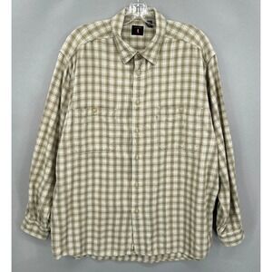 Vintage Levis Shirt Mens XL Workshirt Plaid Button Up Baggy Grunge Skater 90s